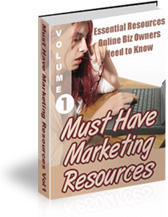 Must Have Marketing Resources Ebook